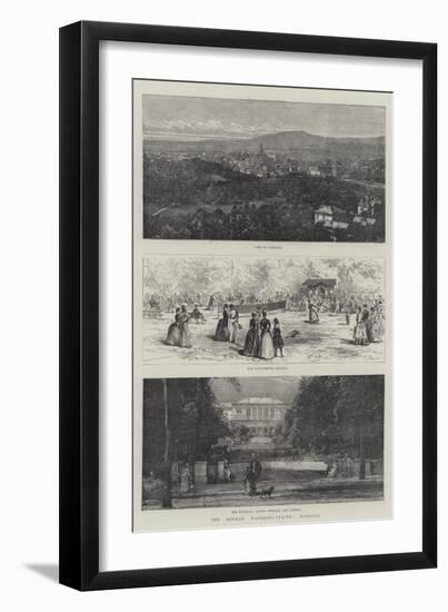 The German Watering-Places, Homburg-null-Framed Giclee Print