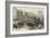 The Germans Entering Paris, the Champs Elysees-null-Framed Giclee Print