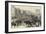 The Germans Entering Paris, the Champs Elysees-null-Framed Giclee Print