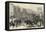 The Germans Entering Paris, the Champs Elysees-null-Framed Premier Image Canvas