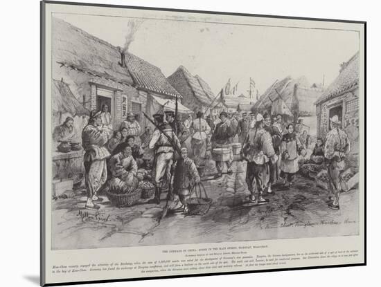 The Germans in China, Scene in the Main Street, Tsingtau, Kiao-Chau-Melton Prior-Mounted Giclee Print