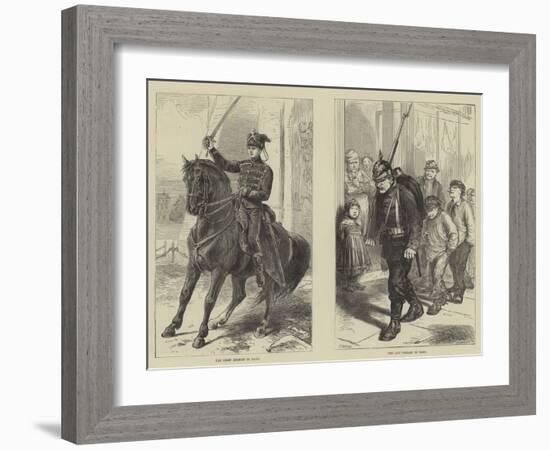 The Germans in Paris-Godefroy Durand-Framed Giclee Print