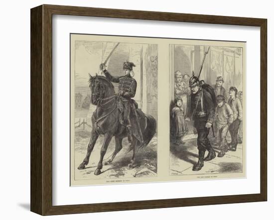 The Germans in Paris-Godefroy Durand-Framed Giclee Print