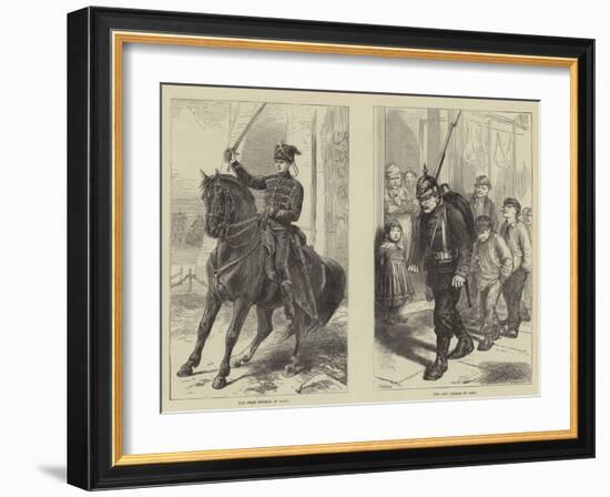 The Germans in Paris-Godefroy Durand-Framed Giclee Print
