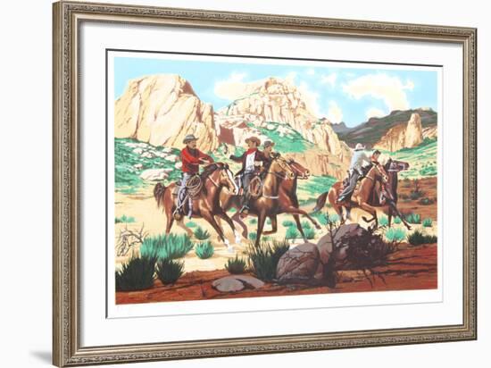 The Getaway-Harry Schaare-Framed Collectable Print