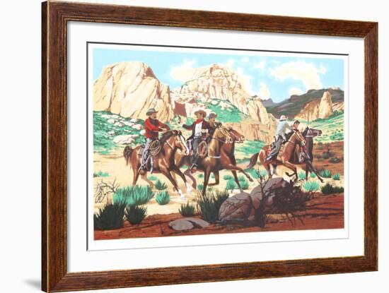 The Getaway-Harry Schaare-Framed Collectable Print