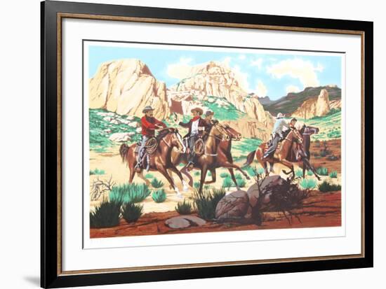 The Getaway-Harry Schaare-Framed Collectable Print