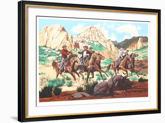 The Getaway-Harry Schaare-Framed Collectable Print