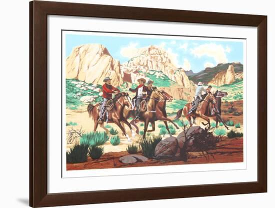 The Getaway-Harry Schaare-Framed Collectable Print