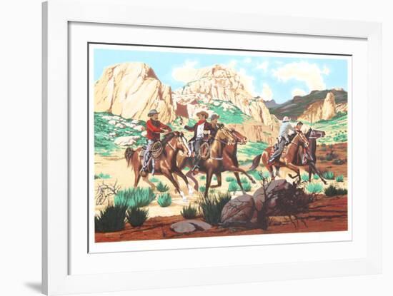 The Getaway-Harry Schaare-Framed Collectable Print