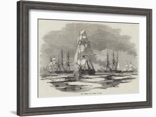 The Geyser and Archer Off Riga-null-Framed Giclee Print