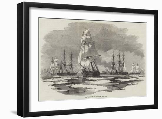 The Geyser and Archer Off Riga-null-Framed Giclee Print