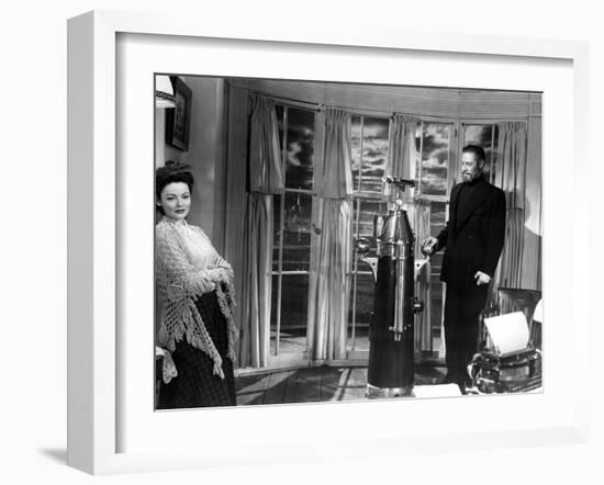 The Ghost and Mrs. Muir, Gene Tierney, Rex Harrison, 1947-null-Framed Premium Photographic Print