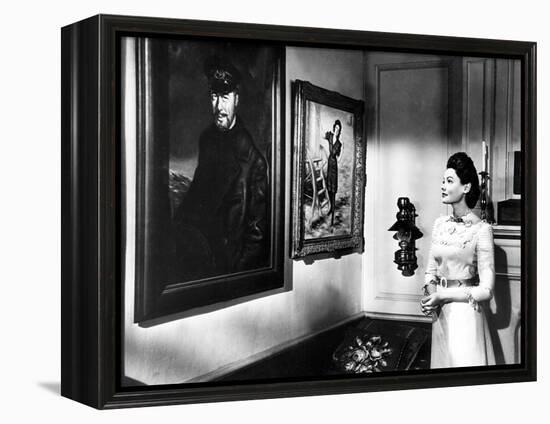 The Ghost and Mrs. Muir, L-R: Rex Harrison, Gene Tierney, 1947-null-Framed Stretched Canvas