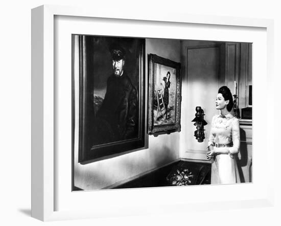 The Ghost and Mrs. Muir, L-R: Rex Harrison, Gene Tierney, 1947-null-Framed Premium Photographic Print