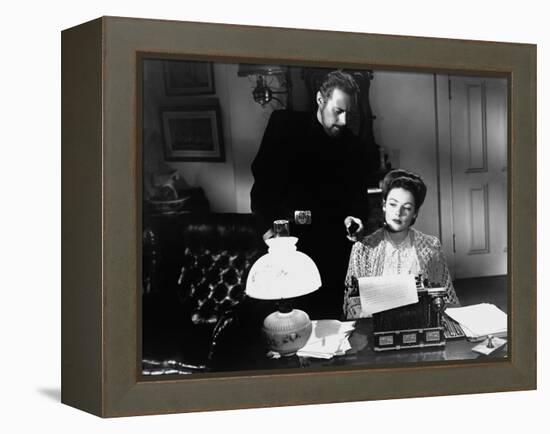 The Ghost And Mrs. Muir, Rex Harrison, Gene Tierney, 1947-null-Framed Stretched Canvas