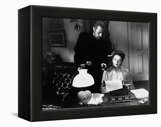 The Ghost And Mrs. Muir, Rex Harrison, Gene Tierney, 1947-null-Framed Stretched Canvas
