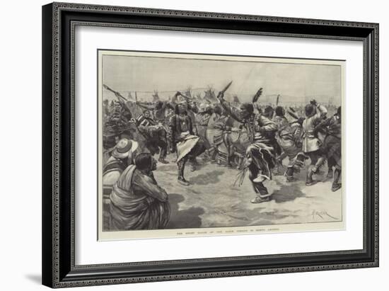 The Ghost Dance of the Sioux Indians in North America-Amedee Forestier-Framed Giclee Print