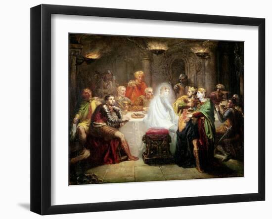 The Ghost of Banquo-Theodore Chasseriau-Framed Giclee Print