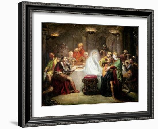 The Ghost of Banquo-Theodore Chasseriau-Framed Giclee Print