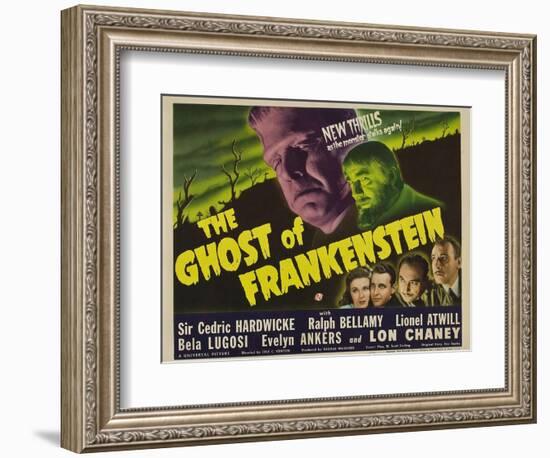 The Ghost of Frankenstein, 1942-null-Framed Premium Giclee Print