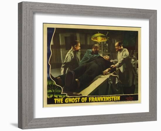 The Ghost of Frankenstein, 1942-null-Framed Art Print