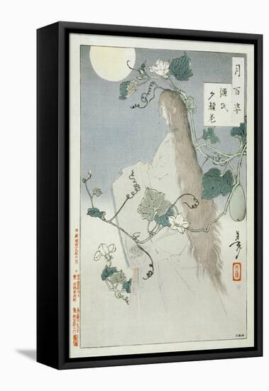 The Ghost of Genji's Love-Taiso Yoshitoshi-Framed Premier Image Canvas