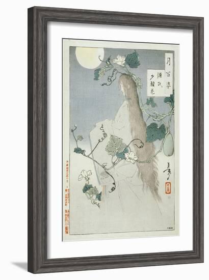 The Ghost of Genji's Love-Taiso Yoshitoshi-Framed Giclee Print