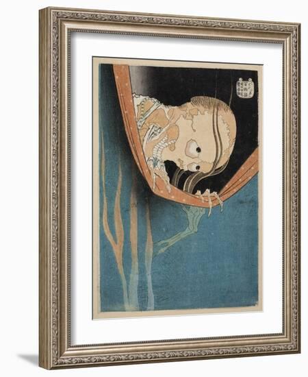 The Ghost of Kohada Koheiji (From One Hundred Stories - Hyaku Monogatari) Par Hokusai, Katsushika (-Katsushika Hokusai-Framed Giclee Print