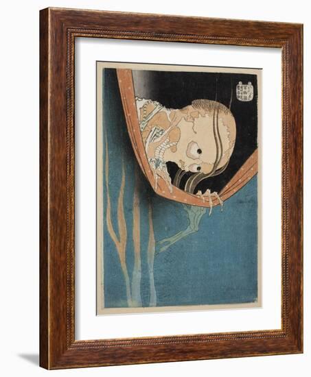 The Ghost of Kohada Koheiji (From One Hundred Stories - Hyaku Monogatari) Par Hokusai, Katsushika (-Katsushika Hokusai-Framed Giclee Print