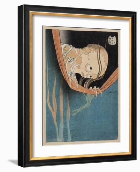 The Ghost of Kohada Koheiji (From One Hundred Stories - Hyaku Monogatari) Par Hokusai, Katsushika (-Katsushika Hokusai-Framed Giclee Print