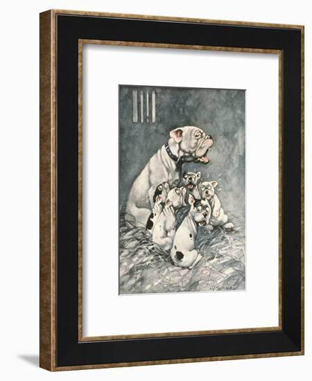 The Ghost Story-George Studdy-Framed Premium Giclee Print