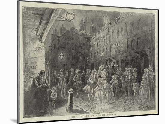 The Ghosts of Gough Square-Herbert Railton-Mounted Giclee Print