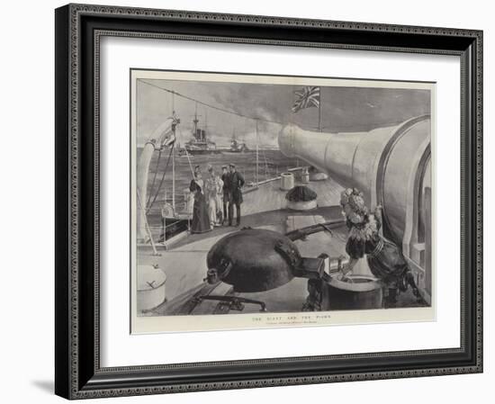 The Giant and the Pigmy-William Heysham Overend-Framed Giclee Print