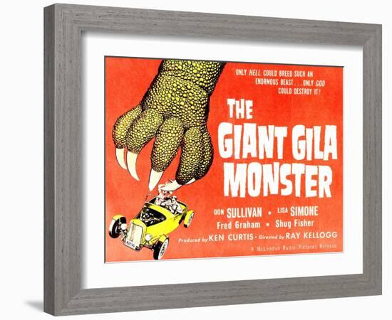 The Giant Gila Monster, 1959-null-Framed Art Print