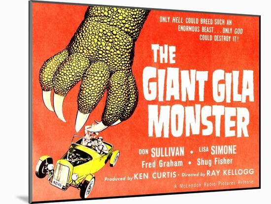 The Giant Gila Monster, 1959-null-Mounted Art Print