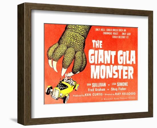 The Giant Gila Monster, 1959-null-Framed Premium Giclee Print