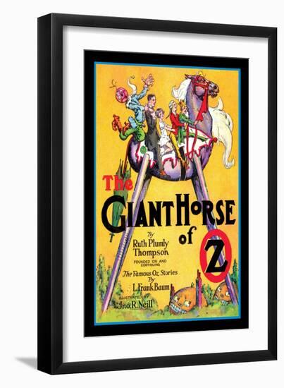 The Giant Horse of Oz-John R. Neill-Framed Art Print