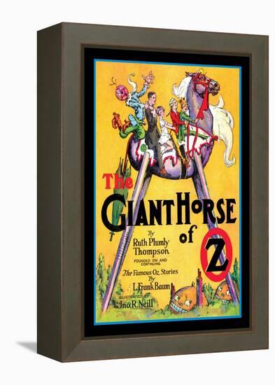 The Giant Horse of Oz-John R. Neill-Framed Stretched Canvas