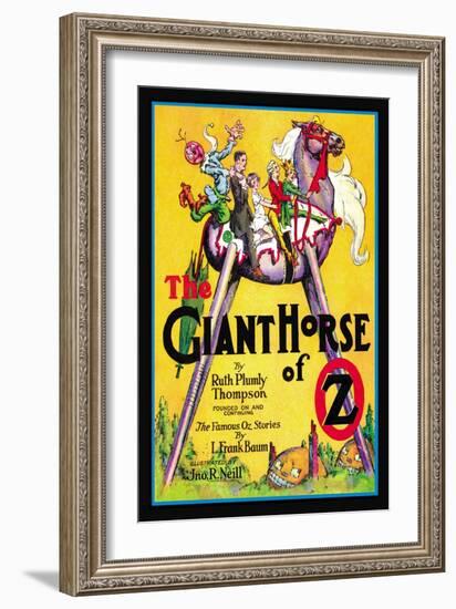 The Giant Horse of Oz-John R. Neill-Framed Art Print