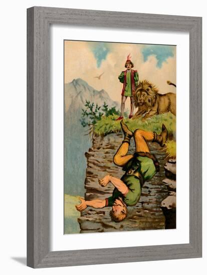 'The Giant's Downfall', 1901-Edward Henry Wehnert-Framed Giclee Print