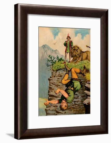 'The Giant's Downfall', 1901-Edward Henry Wehnert-Framed Giclee Print