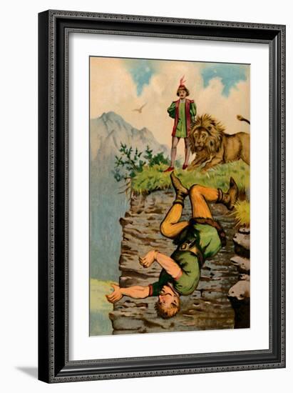 'The Giant's Downfall', 1901-Edward Henry Wehnert-Framed Giclee Print