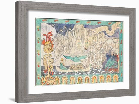 The Giant's Lair-Gerhard Munthe-Framed Giclee Print