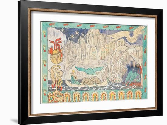 The Giant's Lair-Gerhard Munthe-Framed Giclee Print