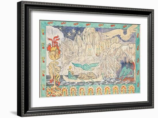 The Giant's Lair-Gerhard Munthe-Framed Giclee Print