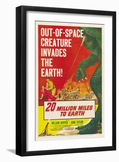 The Giant Ymir, 1957, "20 Million Miles To Earth" Directed by Nathan Juran-null-Framed Giclee Print