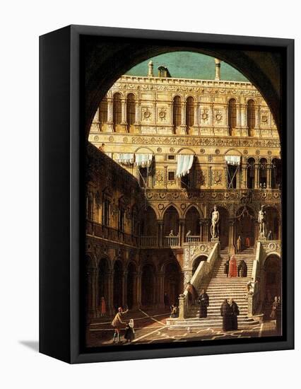 The Giants' Steps, Venice, 1765-Canaletto-Framed Premier Image Canvas
