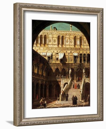 The Giants' Steps, Venice, 1765-Canaletto-Framed Giclee Print