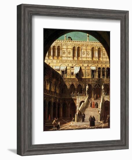 The Giants' Steps, Venice, 1765-Canaletto-Framed Giclee Print